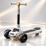 SUV Style Kids Scooter with Headlights & Music