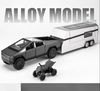 Tesla Pickup Truck Diecast Model – 1:24 Scale with Trailer &amp; Quad Bike