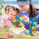 Tetra Tower Balance Stacking Game for Kids & Adults – Fun Puzzle Building Blocks Toy