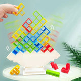 Tetra Tower Balance Stacking Game for Kids & Adults – Fun Puzzle Building Blocks Toy