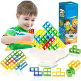 Tetra Tower Balance Stacking Game for Kids & Adults – Fun Puzzle Building Blocks Toy