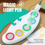 27Pcs Toddlers Magical Painting Set with Light-Up Brush