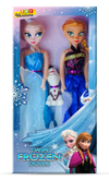 Twin Frozen Princess Dolls Set – 2 Dolls for Girls