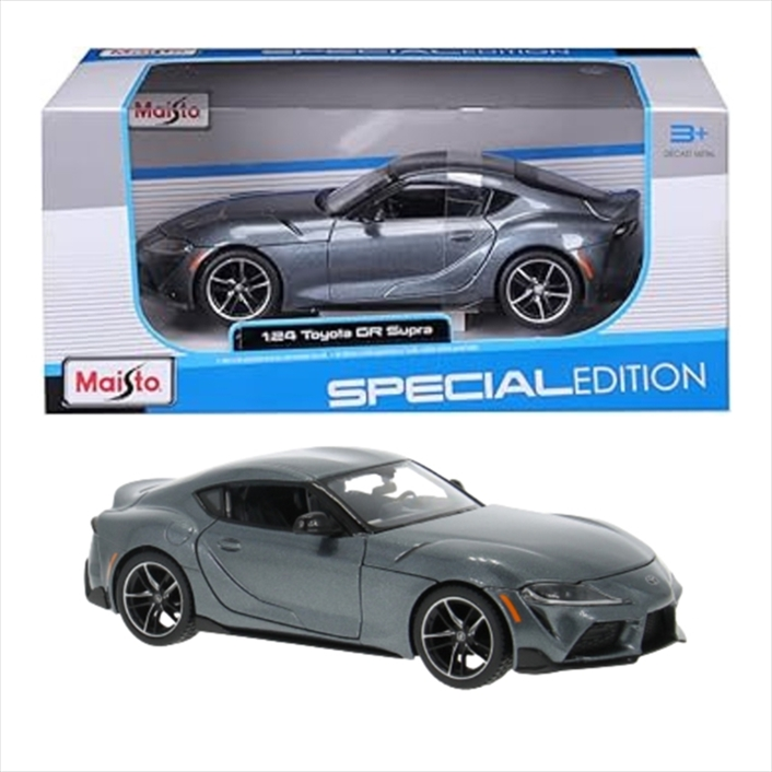 Maisto 1:24 Toyota GR Supra Diecast Model Car – Gray