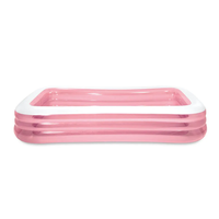 INTEX Pink Rectangular Pool 10ft | Kids Pool