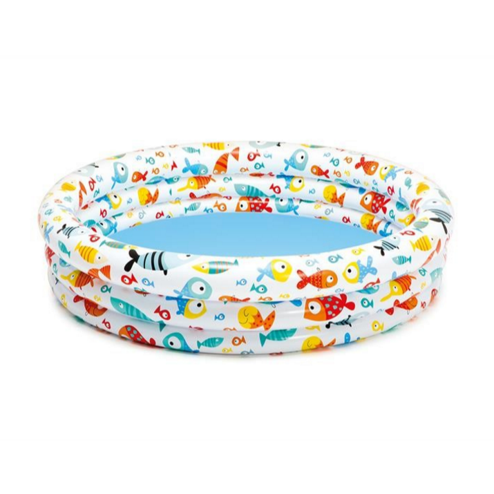 INTEX Fish Pool Set with Ball & Ring | Kids Pool