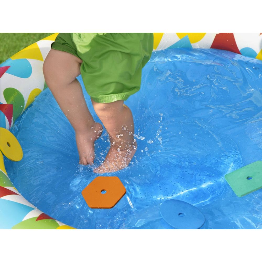 BESTWAY Learn & Splash Kids Pool 3.11ft | Inflatable Round Pool