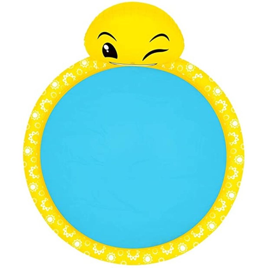 BESTWAY Smiley Sprayer Kids Pool 5ft | Splash Pool with Sprinkler