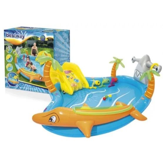 BESTWAY Sea Life Play Centre Pool 9ft | Kids Water Play Pool