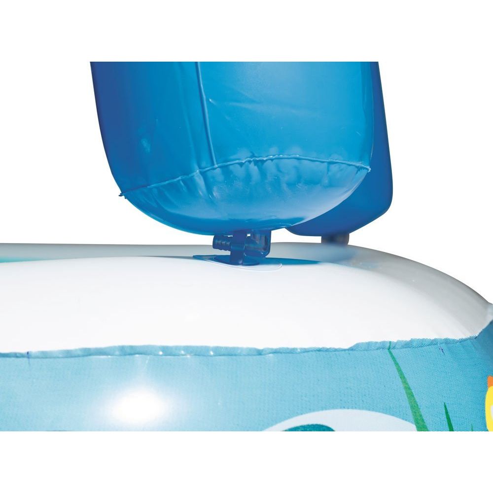 BESTWAY Kids Pool with Sunshade 4ft | Shaded Inflatable Pool