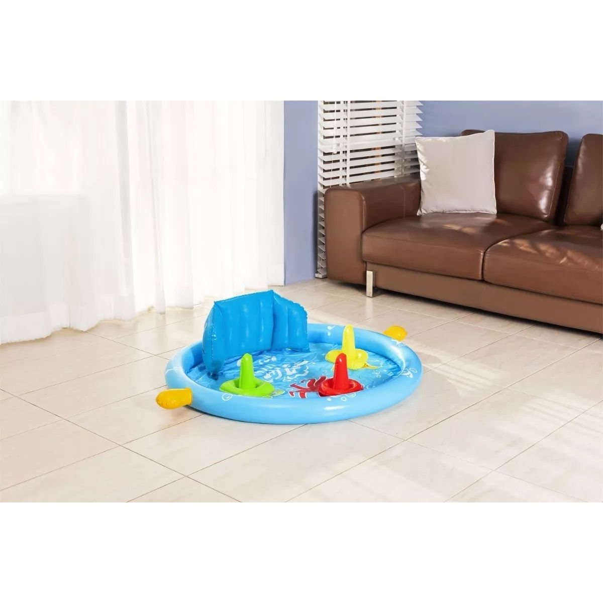 BESTWAY Baby Pool with Roof & Backrest | Inflatable Infant Pool