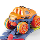 46 Pcs Flexible LED Race Car Track Set for Kids