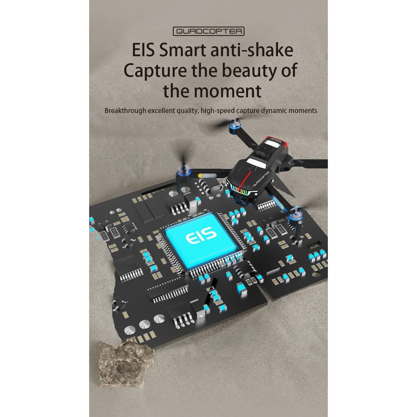 J6 Pro drone 2.4GHz remote controller detail view