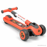 Wide Wheel Kids Scooter with Space-Print Deck & LED Wheels