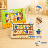 Wooden Magnetic Color Maze for Kids