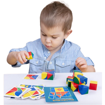 Wooden Pixy Cubes – Creative Educational Wooden Block Puzzle Toy for Kids