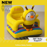 Yellow Baby Sofa Seater – Soft Plush Support Chair for Babies & Toddlers