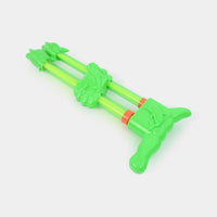 Dual Barrel Dinosaur Water Blaster Gun for Kids, nozzle detail