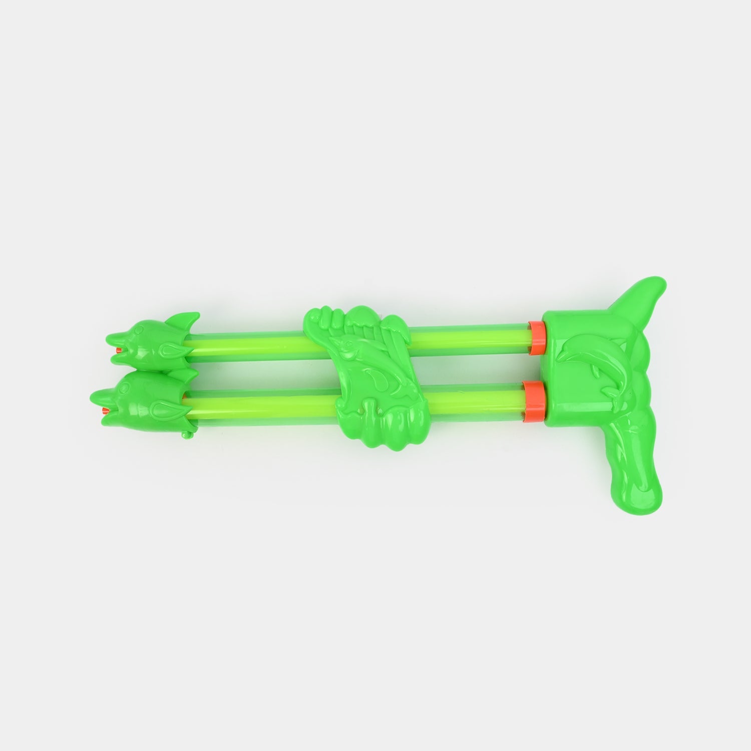Dual Barrel Dinosaur Water Blaster Gun for Kids, full view